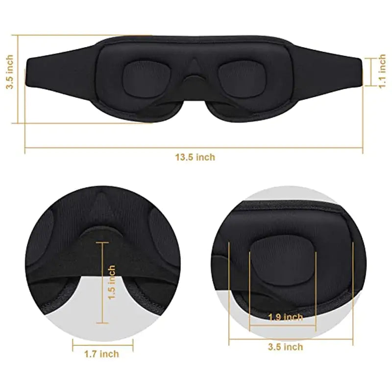 Black Out Better Sleep Mask - Breathable Comfort